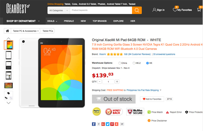 Xiaomi Mipad Gearbest | Most Affordable Tablet Under Php10,000?