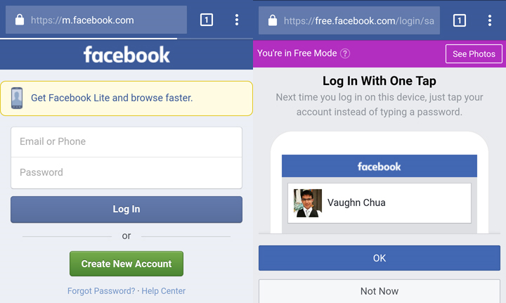 Free Fb Chrome How To Activate Free Facebook On Smart. 