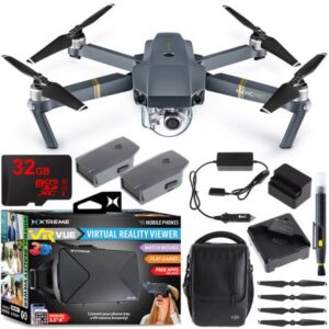dji mavic pro quadcopter drone combo pack with 4k camera and wi fi virtual |