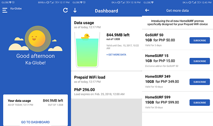 Prepaid Globe At Home Dashboard | How To Use The Globe At Home App (Postpaid And Prepaid)