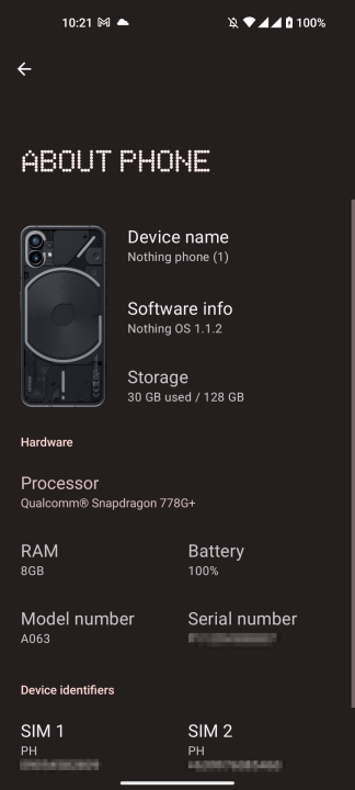 Nothing Phone 1 Android Software Update 8