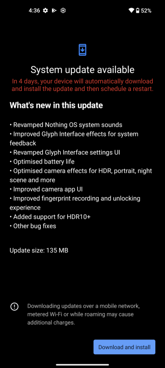 Nothing Phone 1 Android Software Update1