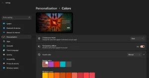 Windows 11 Dark Mode 1