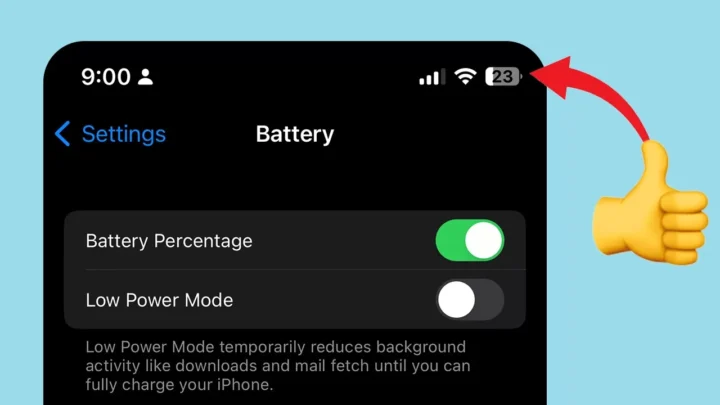 Show Battery Percentage Iphone 13 ios16