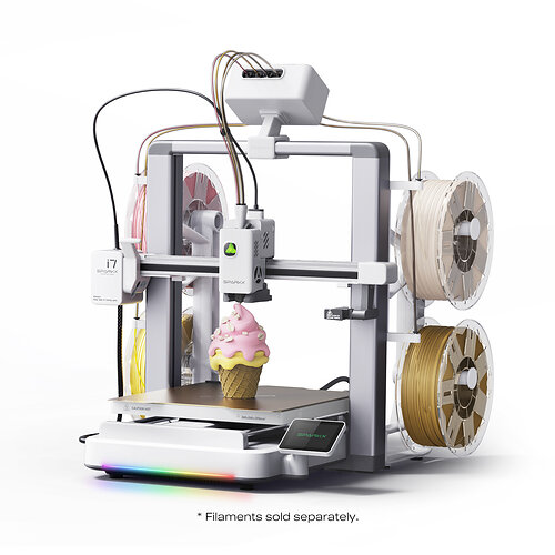 Creality Launches SPARKX i7 Nano Bringing Compact Multi Color Printing | Creality launches the SPARKX i7 Nano with four-color printing for $299
