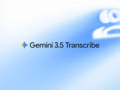 Text Gemini 3.5 Transcribe next to the Gemini spark | Google introduces Gemini 3.5 Transcribe for smarter speech-to-text