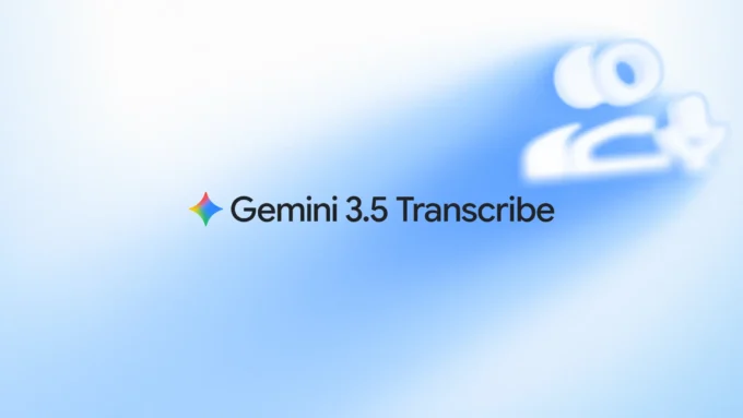 Text Gemini 3.5 Transcribe next to the Gemini spark | Google introduces Gemini 3.5 Transcribe for smarter speech-to-text